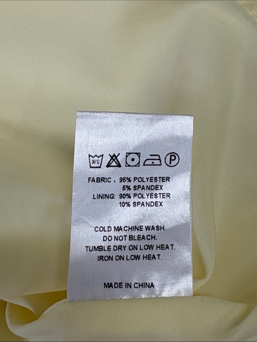 Peppermayo Odette Satin Mini Dress Butter Yellow Size US 2 - Picture 8 of 11